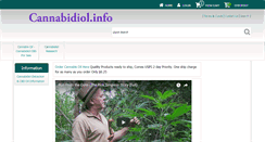 Desktop Screenshot of cannabidiol.info